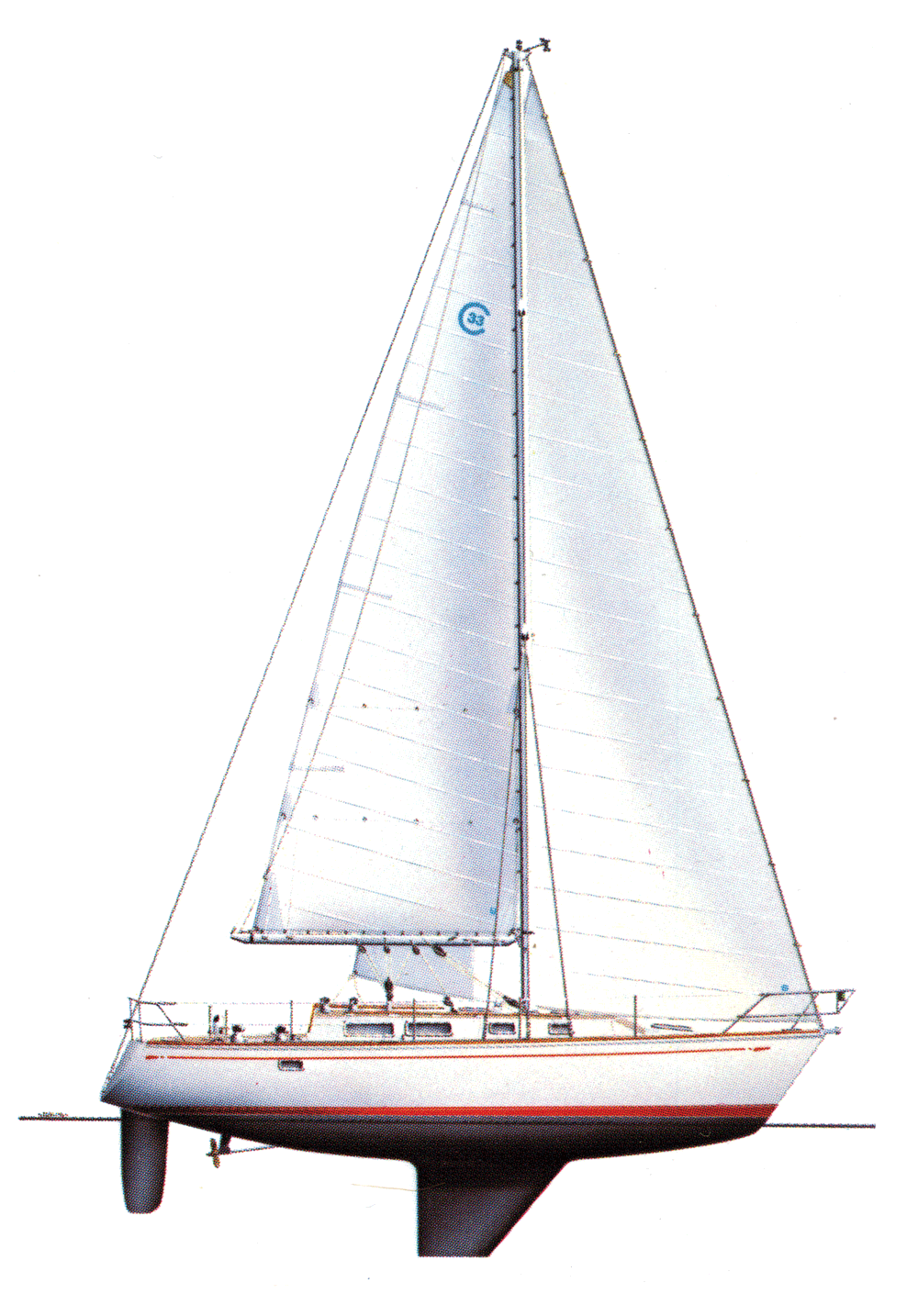 cal 33 sailboat data