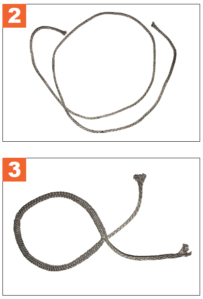 Dyneema 7-64 Inch Double Loop Pull Line