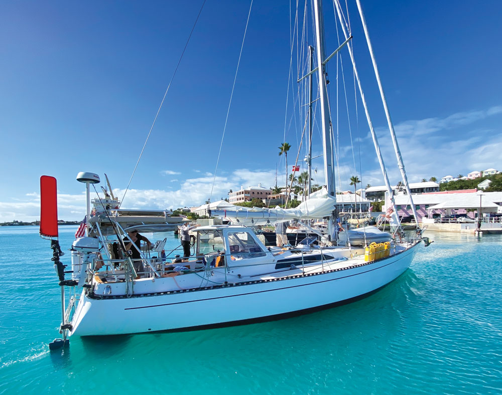 replacing sailboat standing rigging