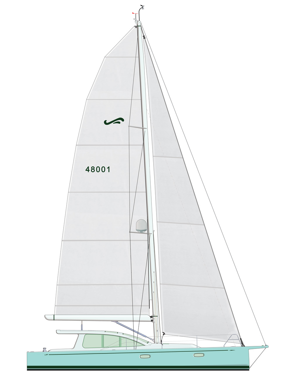 surfari 48 sailboat