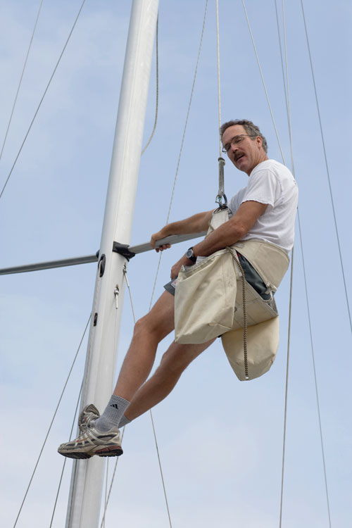 replacing sailboat standing rigging