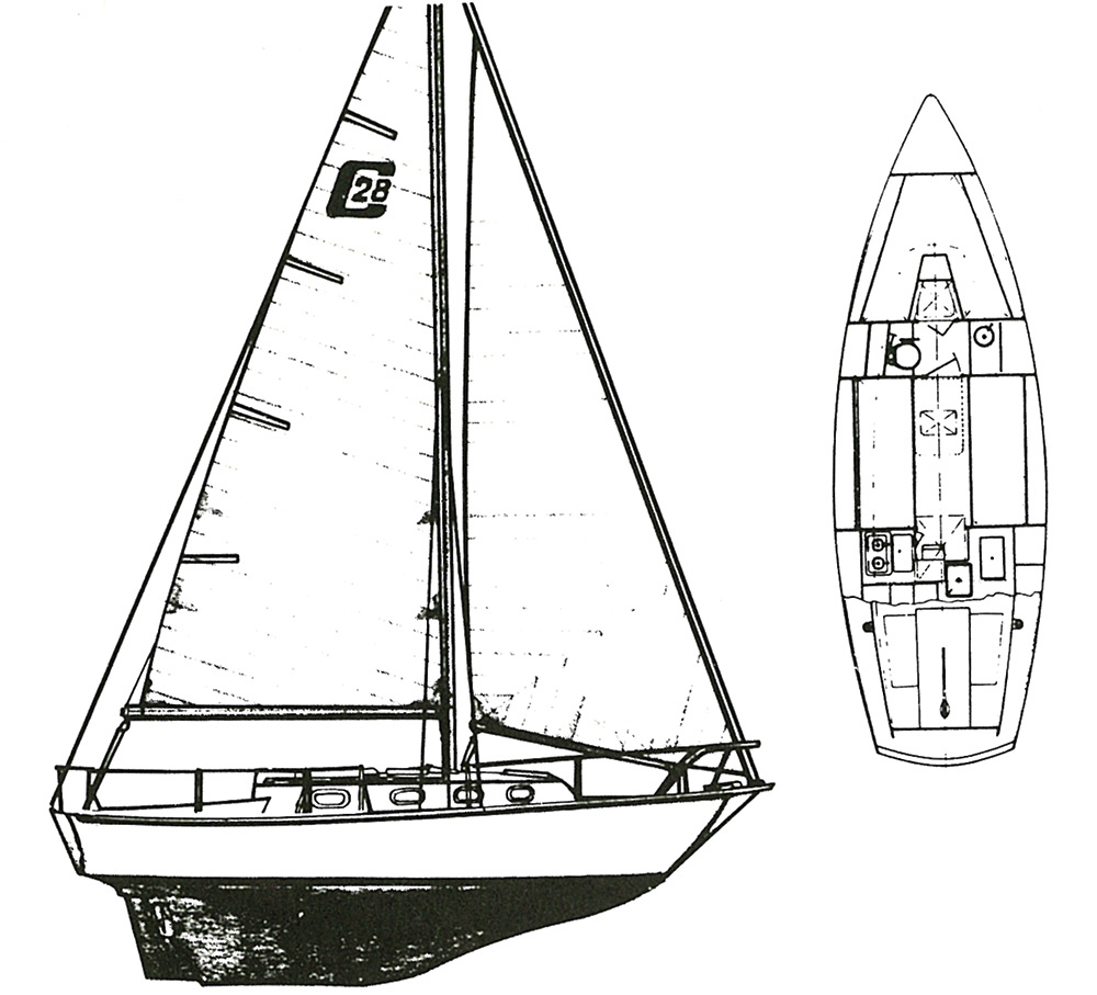 cape dory 28 sailboat data