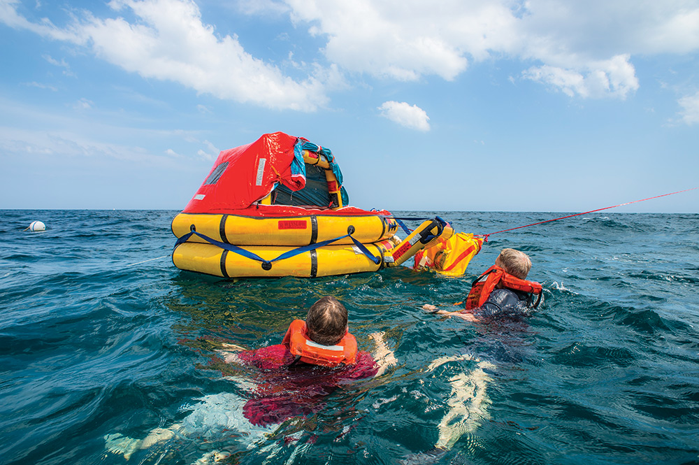 life raft survival equipment